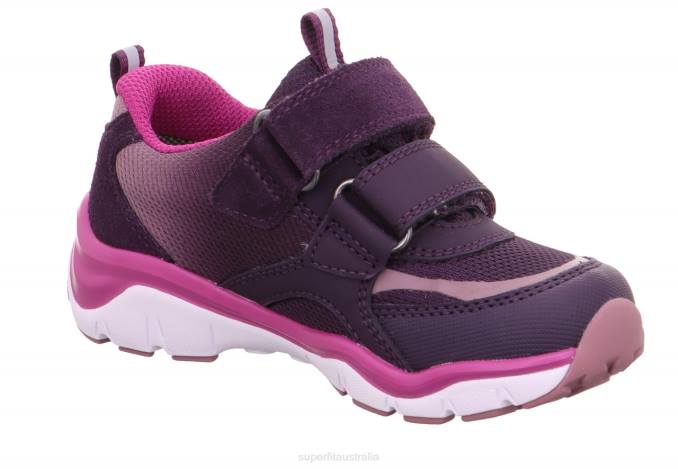 Superfit Purple/Pink Babies SPORT5 - Sneakers low with Velcro Fastener Z6Z8396