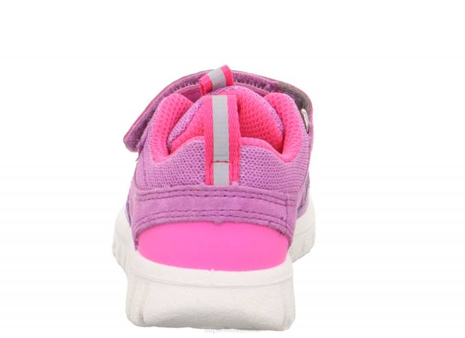 Superfit Purple/Pink Babies SPORT7 MINI - Sneakers low with Velcro Fastener Z6Z8250