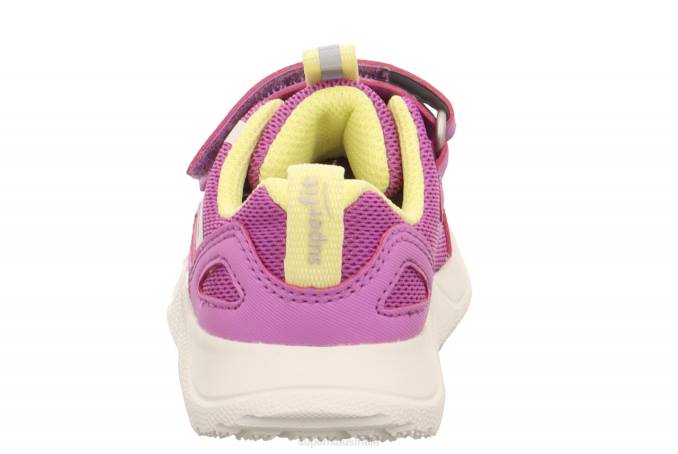 Superfit Purple/Yellow Babies RUSH - Sneakers low with Velcro Fastener Z6Z8289