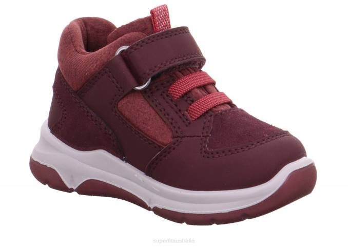 Superfit Red/Pink Babies COOPER - Sneakers low with Velcro Fastener Z6Z8392