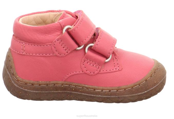 Superfit Red/Pink Babies SATURNUS - Sneakers low with Velcro Fastener Z6Z8292