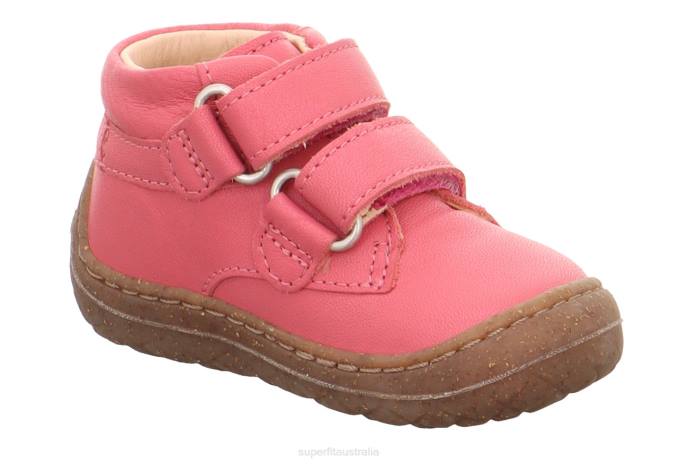 Superfit Red/Pink Babies SATURNUS - Sneakers low with Velcro Fastener Z6Z8292