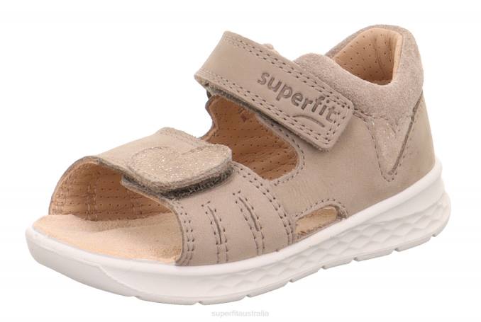 Superfit Beige Babies LAGOON - Sandal with Velcro Fastener Z6Z8226