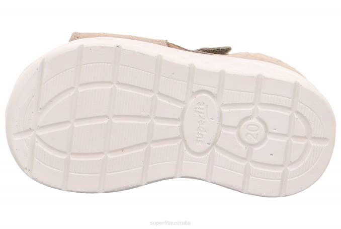 Superfit Beige Babies LAGOON - Sandal with Velcro Fastener Z6Z8226