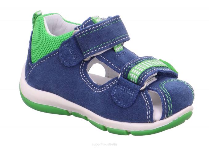 Superfit Blue/Green Babies FREDDY - Sandal with Velcro Fastener Z6Z8232