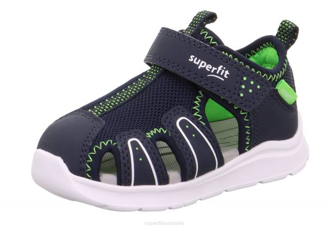 Superfit Blue/Light Green Babies WAVE - Sandal with Velcro Fastener Z6Z8228