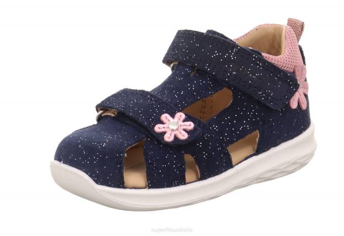 Superfit Blue/Pink Babies BUMBLEBEE - Sandal with Velcro Fastener Z6Z8176