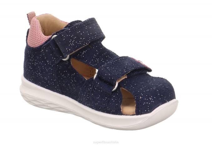 Superfit Blue/Pink Babies BUMBLEBEE - Sandal with Velcro Fastener Z6Z8176