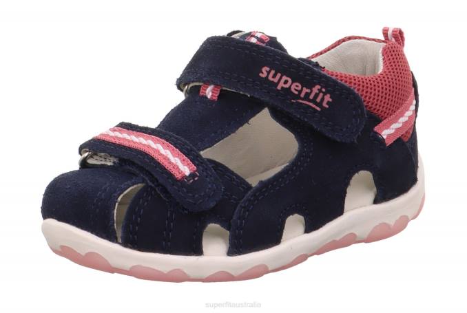 Superfit Blue/Pink Babies FANNI - Sandal with Velcro Fastener Z6Z8173