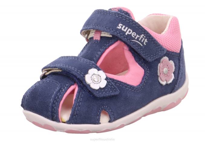 Superfit Blue/Pink Babies FANNI - Sandal with Velcro Fastener Z6Z8178