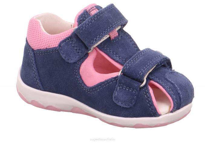 Superfit Blue/Pink Babies FANNI - Sandal with Velcro Fastener Z6Z8178