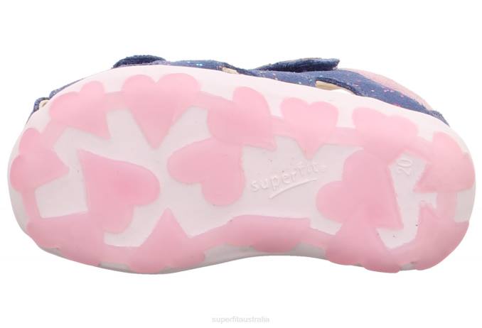 Superfit Blue/Pink Babies FANNI - Sandal with Velcro Fastener Z6Z8189