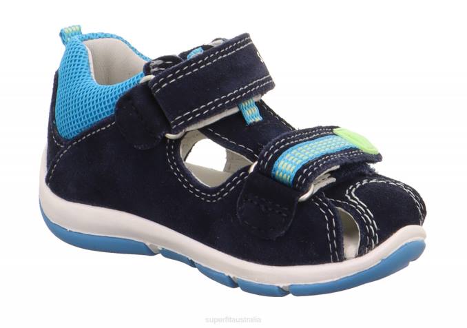 Superfit Blue/Turquoise Babies FREDDY - Sandal with Velcro Fastener Z6Z8211