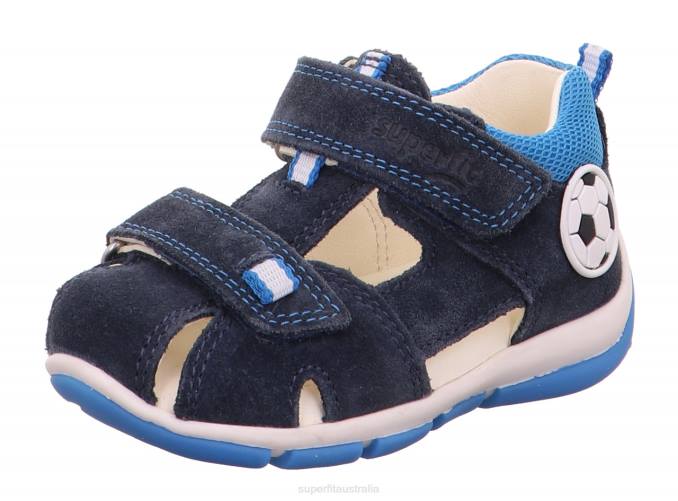 Superfit Blue/Turquoise Babies FREDDY - Sandal with Velcro Fastener Z6Z8223