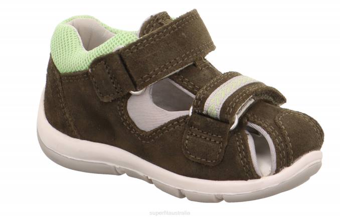 Superfit Green/Light Green Babies FREDDY - Sandal with Velcro Fastener Z6Z8168