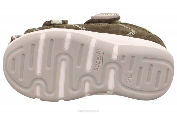 Superfit Green/Light Green Babies FREDDY - Sandal with Velcro Fastener Z6Z8168