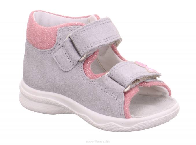 Superfit Grey Babies POLLY - Sandal with Velcro Fastener Z6Z8165