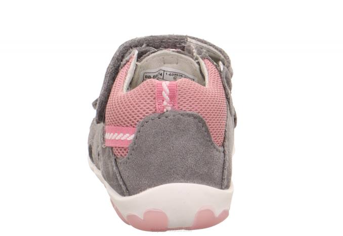 Superfit Grey/Pink Babies FANNI - Sandal with Velcro Fastener Z6Z8227