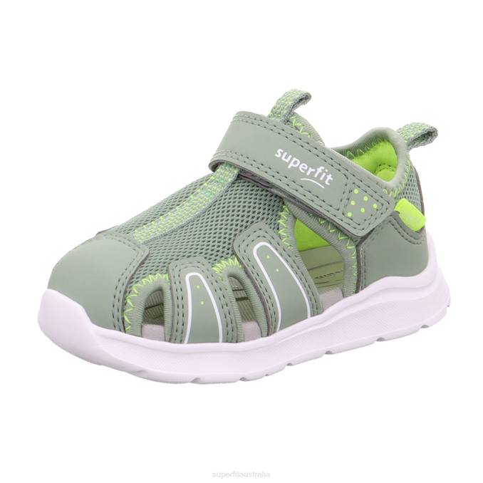 Superfit Light Green/Yellow Babies WAVE - Sandal with Velcro Fastener Z6Z8207