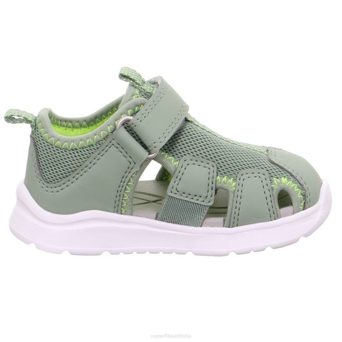 Superfit Light Green/Yellow Babies WAVE - Sandal with Velcro Fastener Z6Z8207