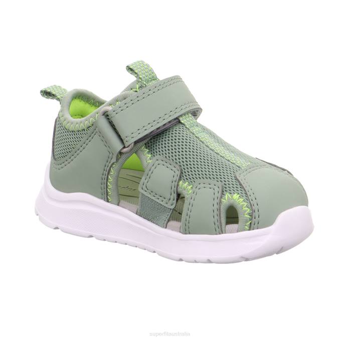 Superfit Light Green/Yellow Babies WAVE - Sandal with Velcro Fastener Z6Z8207