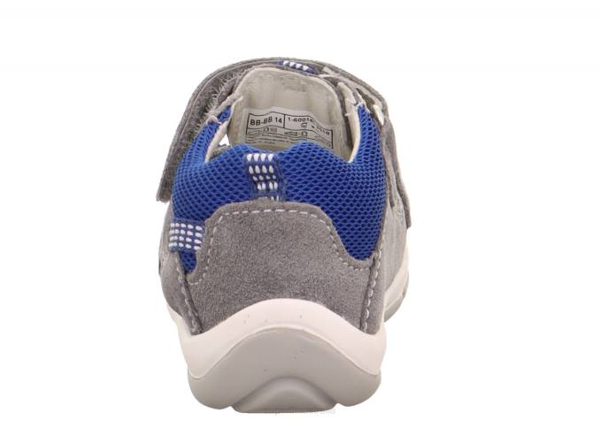 Superfit Light Grey/Blue Babies FREDDY - Sandal with Velcro Fastener Z6Z8167