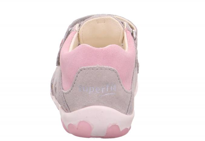 Superfit Light Grey/Pink Babies FANNI - Sandal with Velcro Fastener Z6Z8229