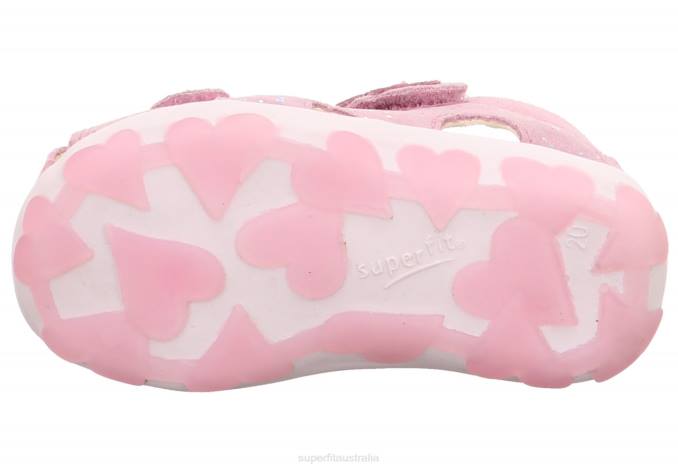 Superfit Pink Babies FANNI - Sandal with Velcro Fastener Z6Z8191