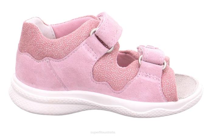 Superfit Pink Babies POLLY - Sandal with Velcro Fastener Z6Z8203