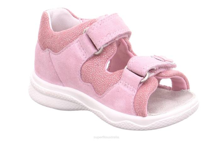 Superfit Pink Babies POLLY - Sandal with Velcro Fastener Z6Z8203