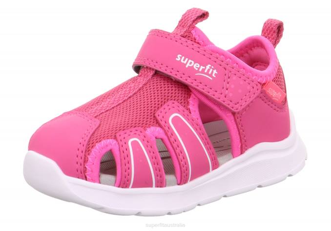 Superfit Pink Babies WAVE - Sandal with Velcro Fastener Z6Z8221