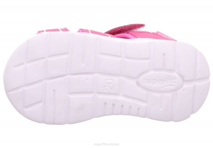 Superfit Pink Babies WAVE - Sandal with Velcro Fastener Z6Z8221