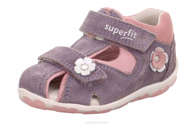 Superfit Purple/Pink Babies FANNI - Sandal with Velcro Fastener Z6Z8177