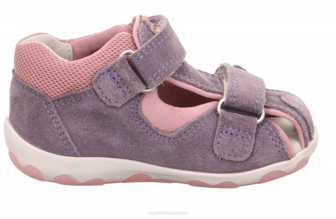 Superfit Purple/Pink Babies FANNI - Sandal with Velcro Fastener Z6Z8177