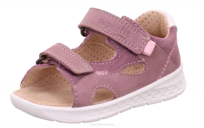 Superfit Purple/Pink Babies LAGOON - Sandal with Velcro Fastener Z6Z8206