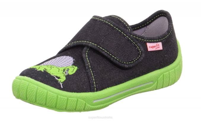 Superfit Black Babies BILL - Slipper with Velcro Fastener Z6Z8104