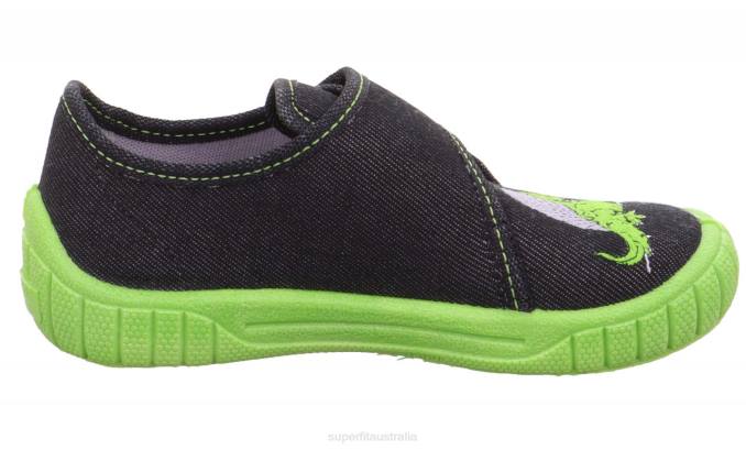 Superfit Black Babies BILL - Slipper with Velcro Fastener Z6Z8104