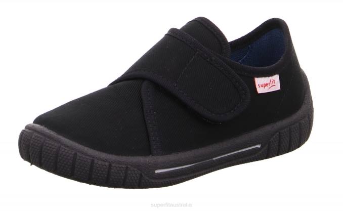 Superfit Black Babies BILL - Slipper with Velcro Fastener Z6Z852