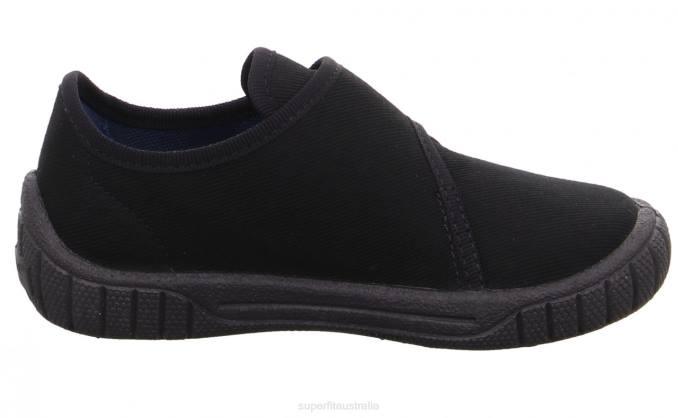 Superfit Black Babies BILL - Slipper with Velcro Fastener Z6Z852