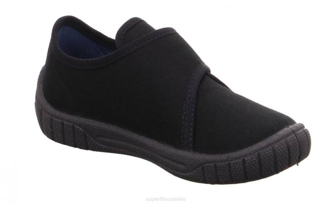 Superfit Black Babies BILL - Slipper with Velcro Fastener Z6Z852