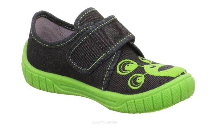 Superfit Black Babies BILL - Slipper with Velcro Fastener Z6Z888