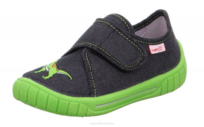 Superfit Black Babies BILL - Slipper with Velcro Fastener Z6Z891