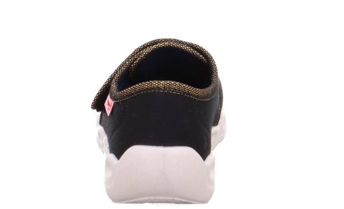 Superfit Black Babies BUBBLE - Slipper with Velcro Fastener Z6Z8101