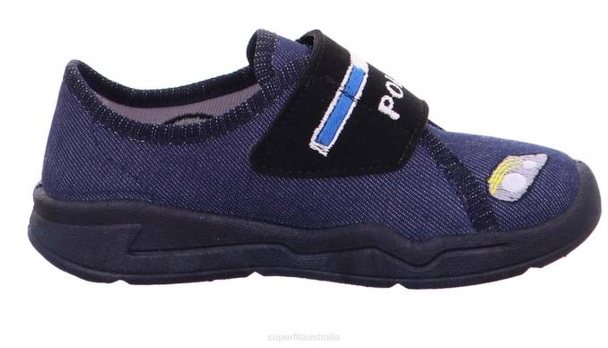 Superfit Blue Babies BENNY - Slipper with Velcro Fastener Z6Z8103