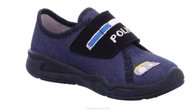 Superfit Blue Babies BENNY - Slipper with Velcro Fastener Z6Z8103