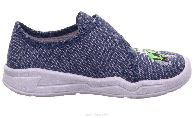 Superfit Blue Babies BENNY - Slipper with Velcro Fastener Z6Z846