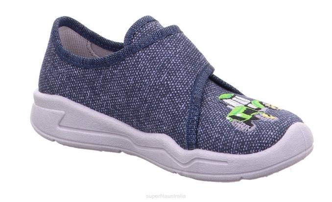 Superfit Blue Babies BENNY - Slipper with Velcro Fastener Z6Z846