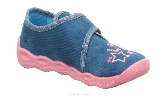 Superfit Blue Babies BUBBLE - Slipper with Velcro Fastener Z6Z829