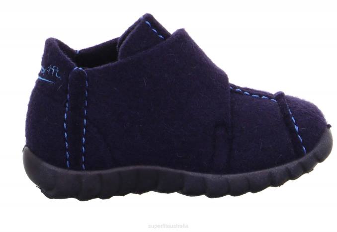 Superfit Blue Babies HAPPY - Slipper with Velcro Fastener Z6Z8111