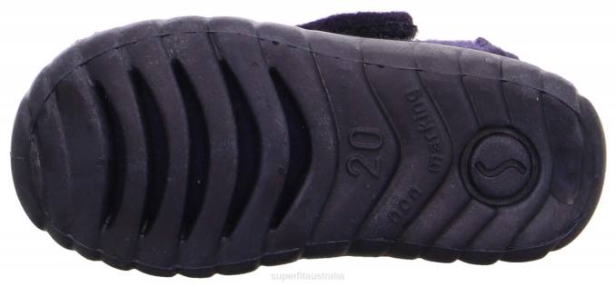 Superfit Blue Babies HAPPY - Slipper with Velcro Fastener Z6Z8111